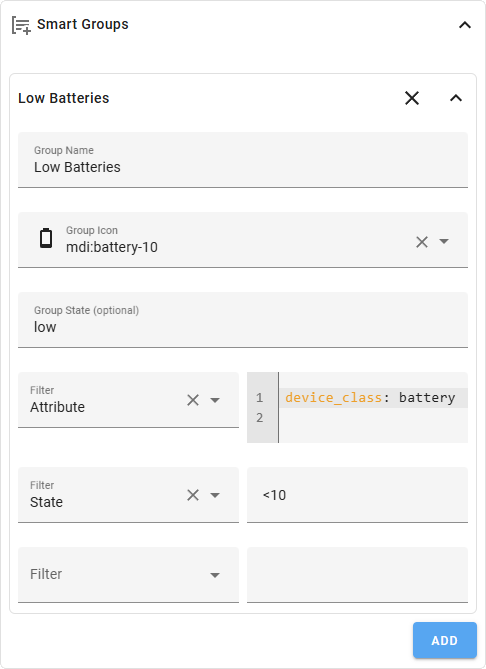 Smart Groups Editor