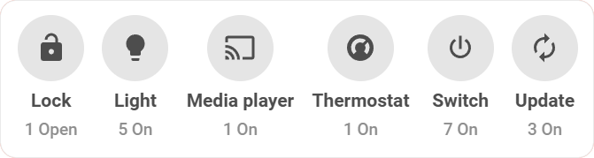 Status Card preview light theme